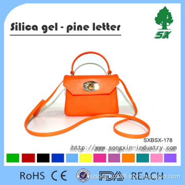 Candy Color Fashion Silicone Woman Handbag/Shoulder Bag